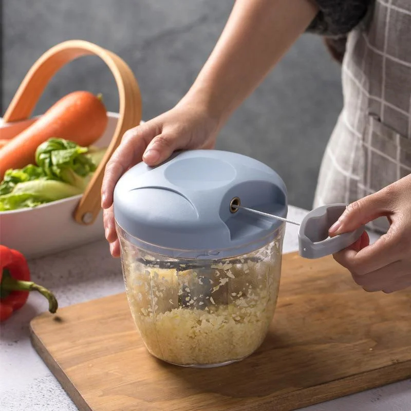 Kitchen Gadgets Under 500 - Picadora Manual de cuerda de 500/900ML,