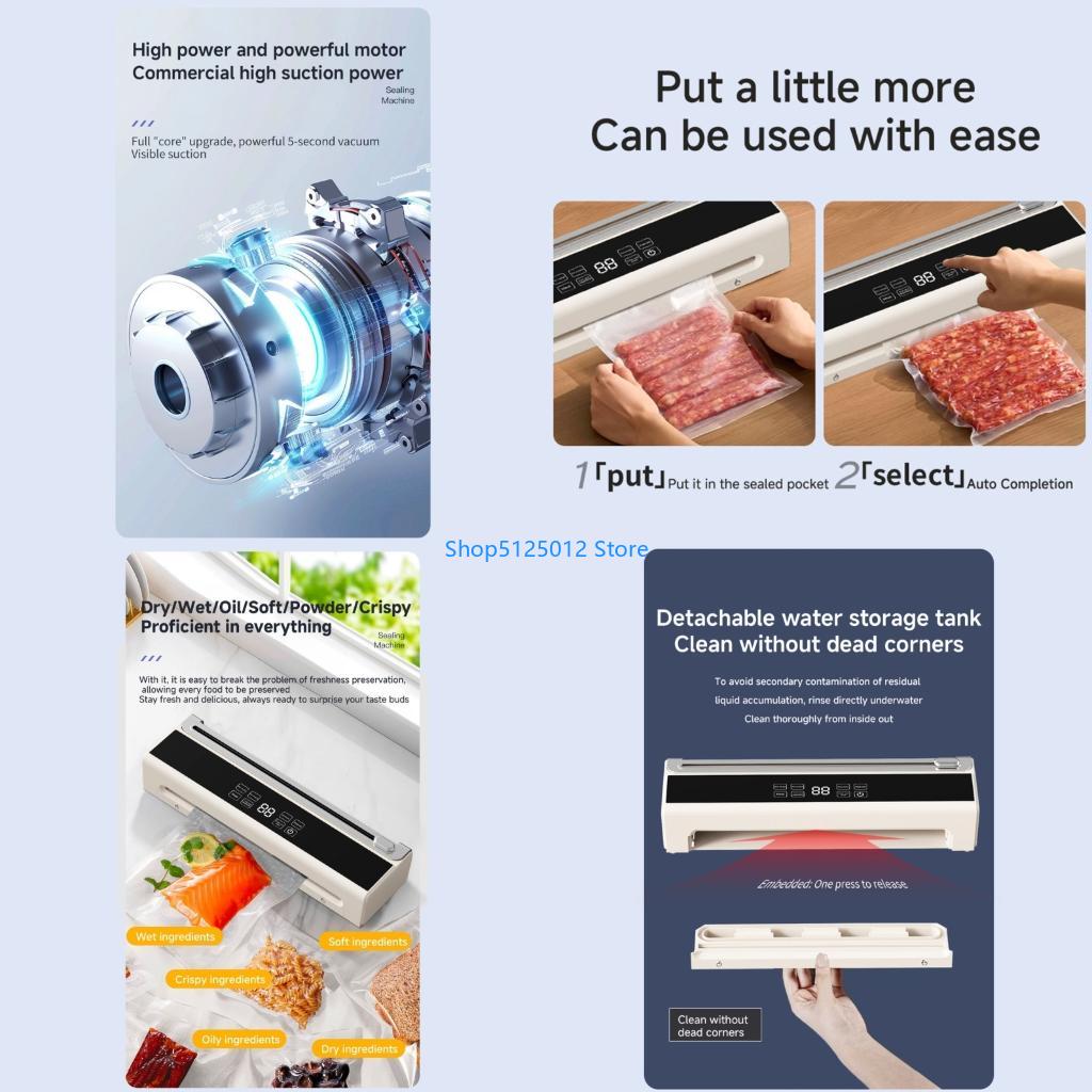 Kitchen Gadgets For Small Kitchens - Máquina sellado vacío automática inteligente G8TC