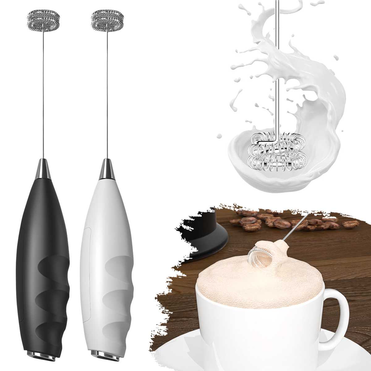 Kitchen Gadgets Blender - Espumador de Leche Eléctrico, Batidor Eléctrico