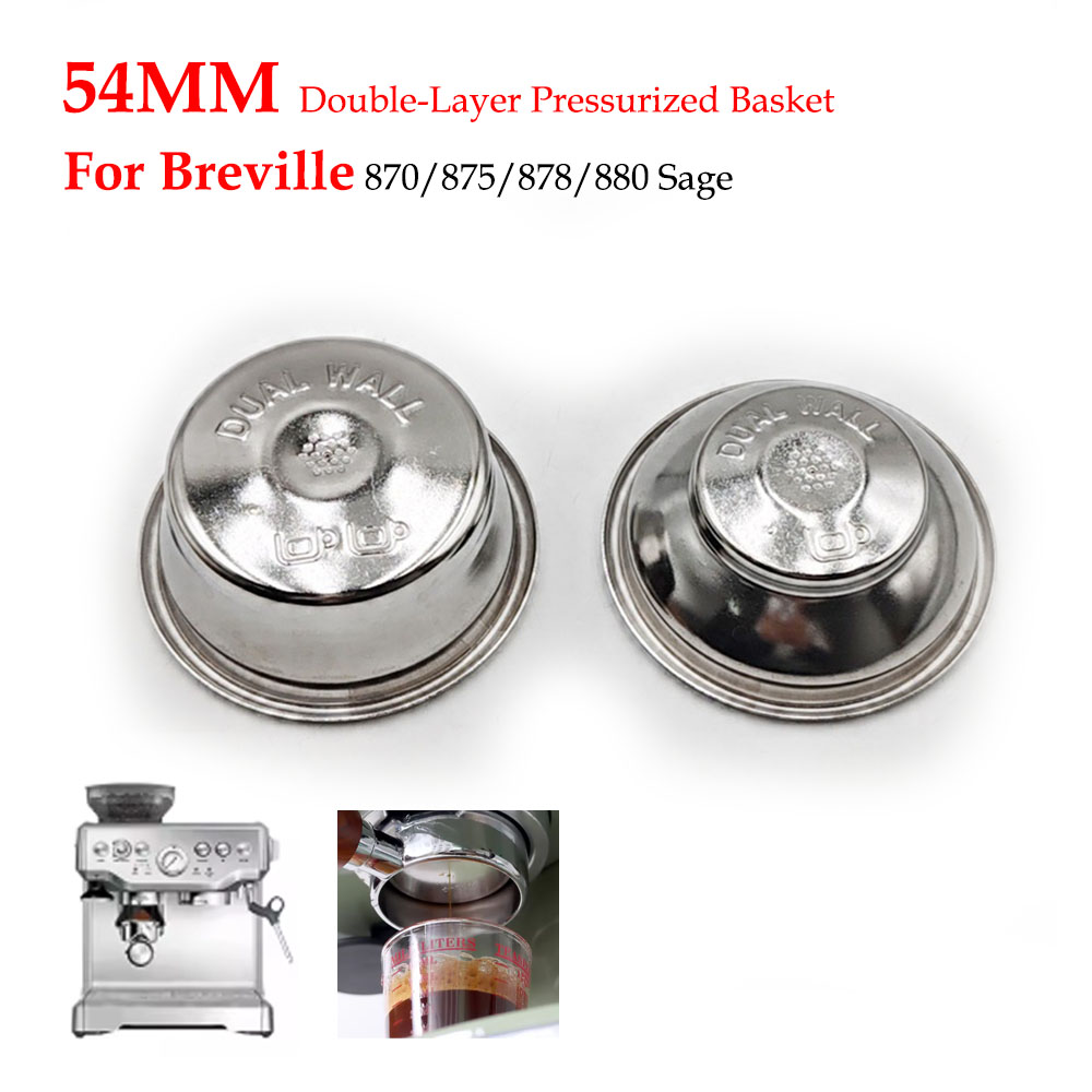 Breville Espresso Bes870 - Cesta de filtro presurizada de doble