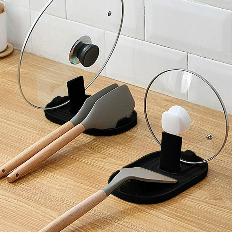 Kitchen Gadgets Needed - Soporte plegable policromado para ollas de
