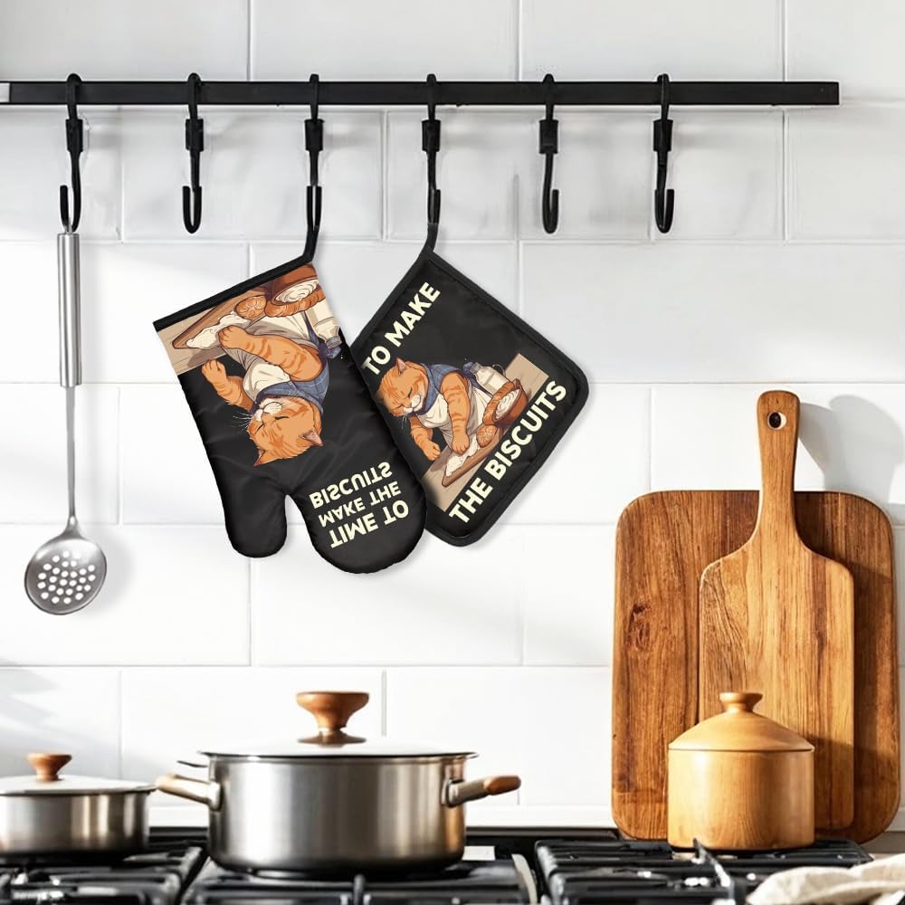 Juego de manoplas y soporte pa - Kitchen Gadgets For Dad reseña y precio