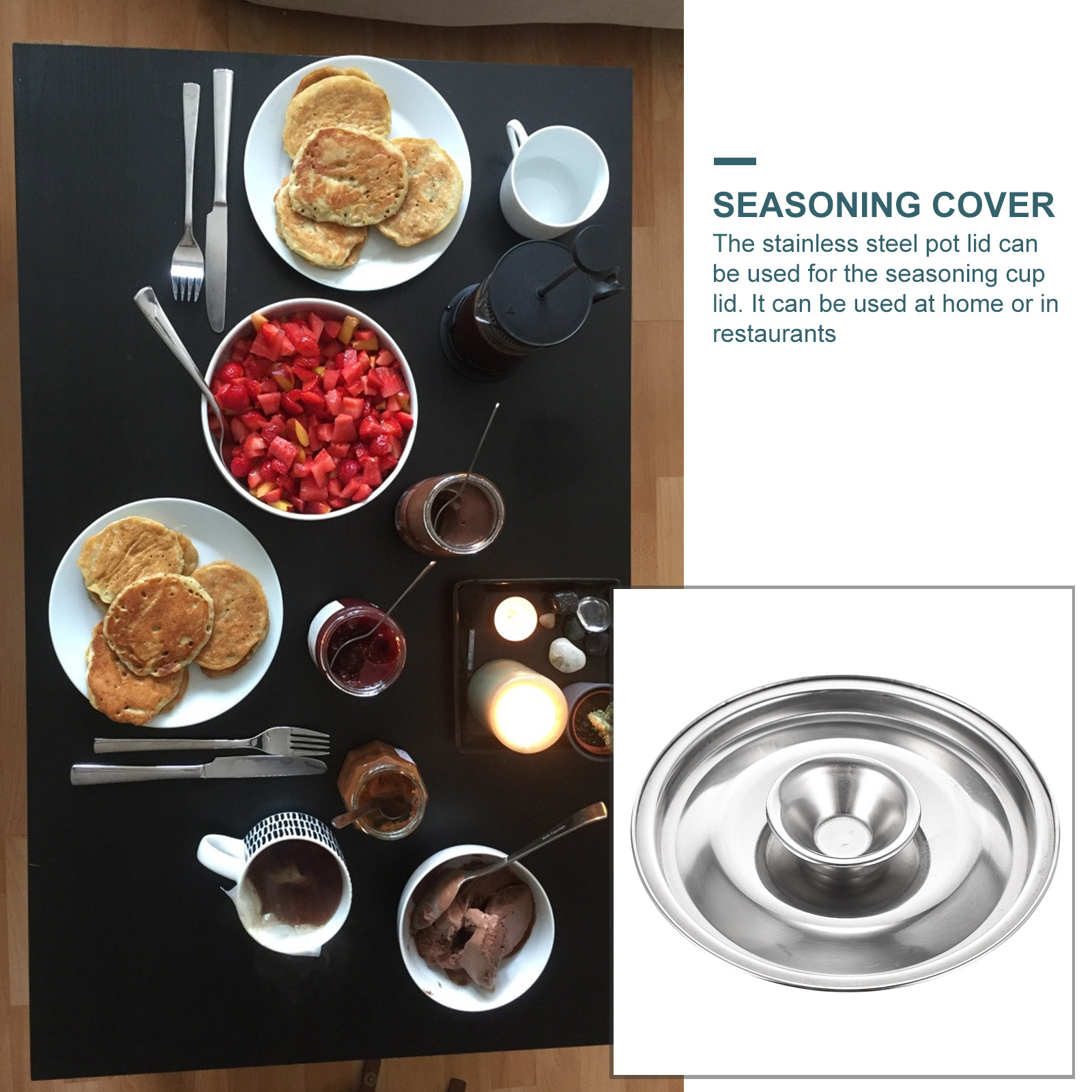 1 Tapa de Acero Inoxidable de  - Kitchen Gadgets For Small Kitchens reseña y precio
