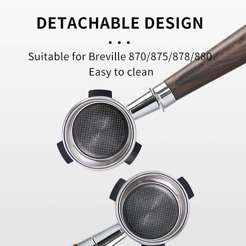 Portafiltro sin fondo de café  - Breville Espresso Bes870 reseña y precio