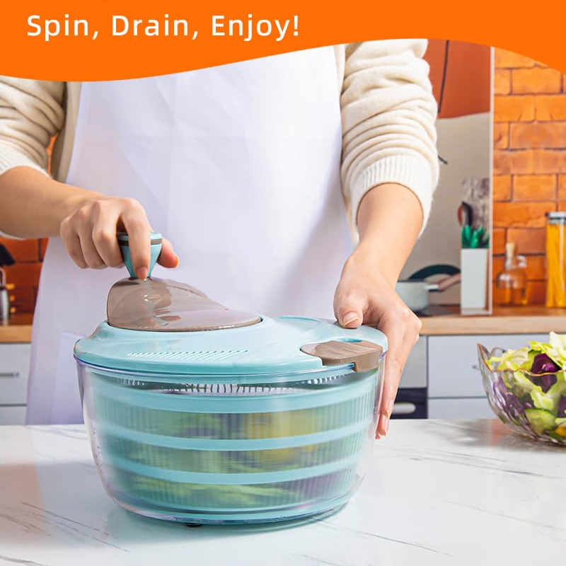Spinner para lechuga con orifi - Salad Spinner reseña y precio