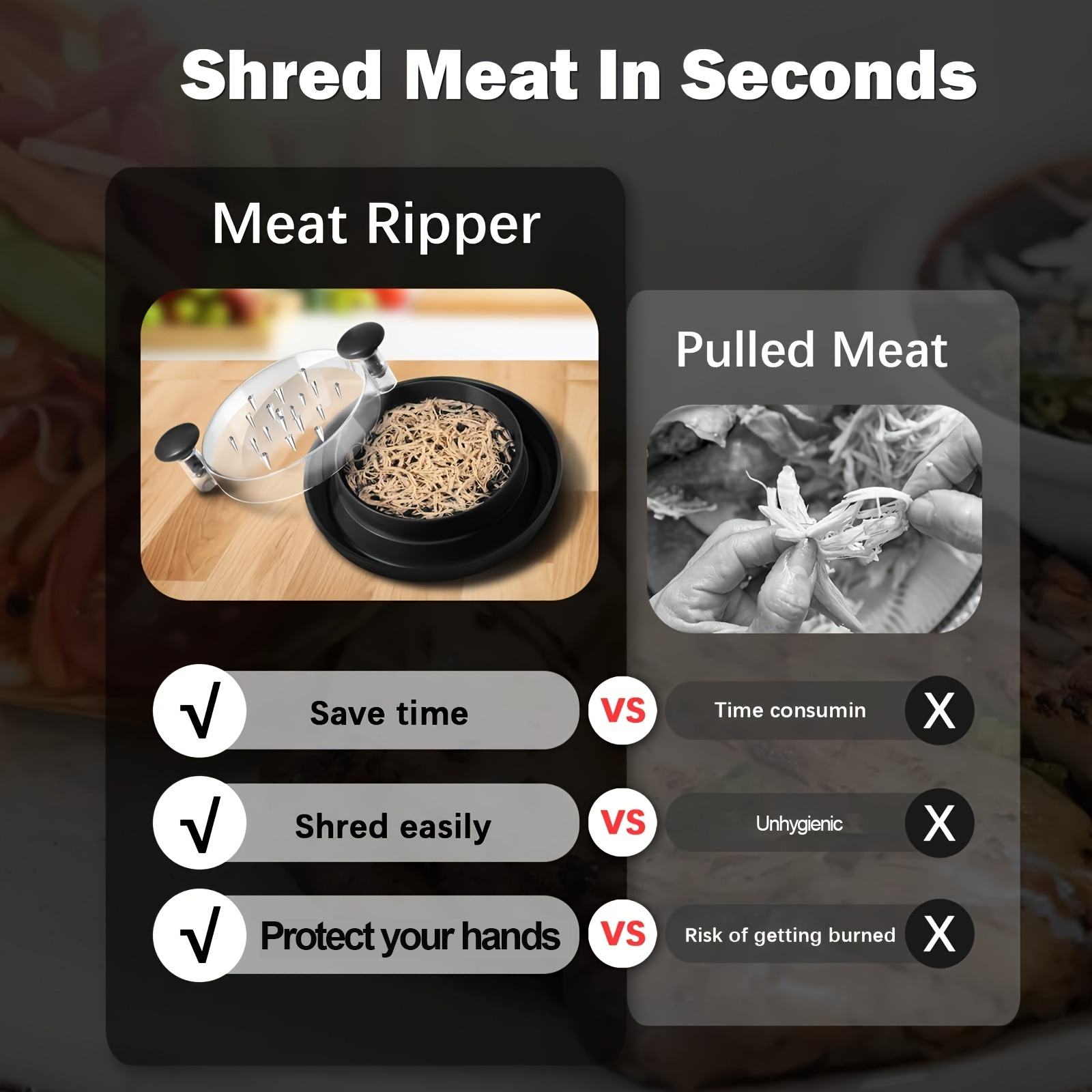Desmenuzador de Carne Giratori - Kitchen Gadgets Modern reseña y precio