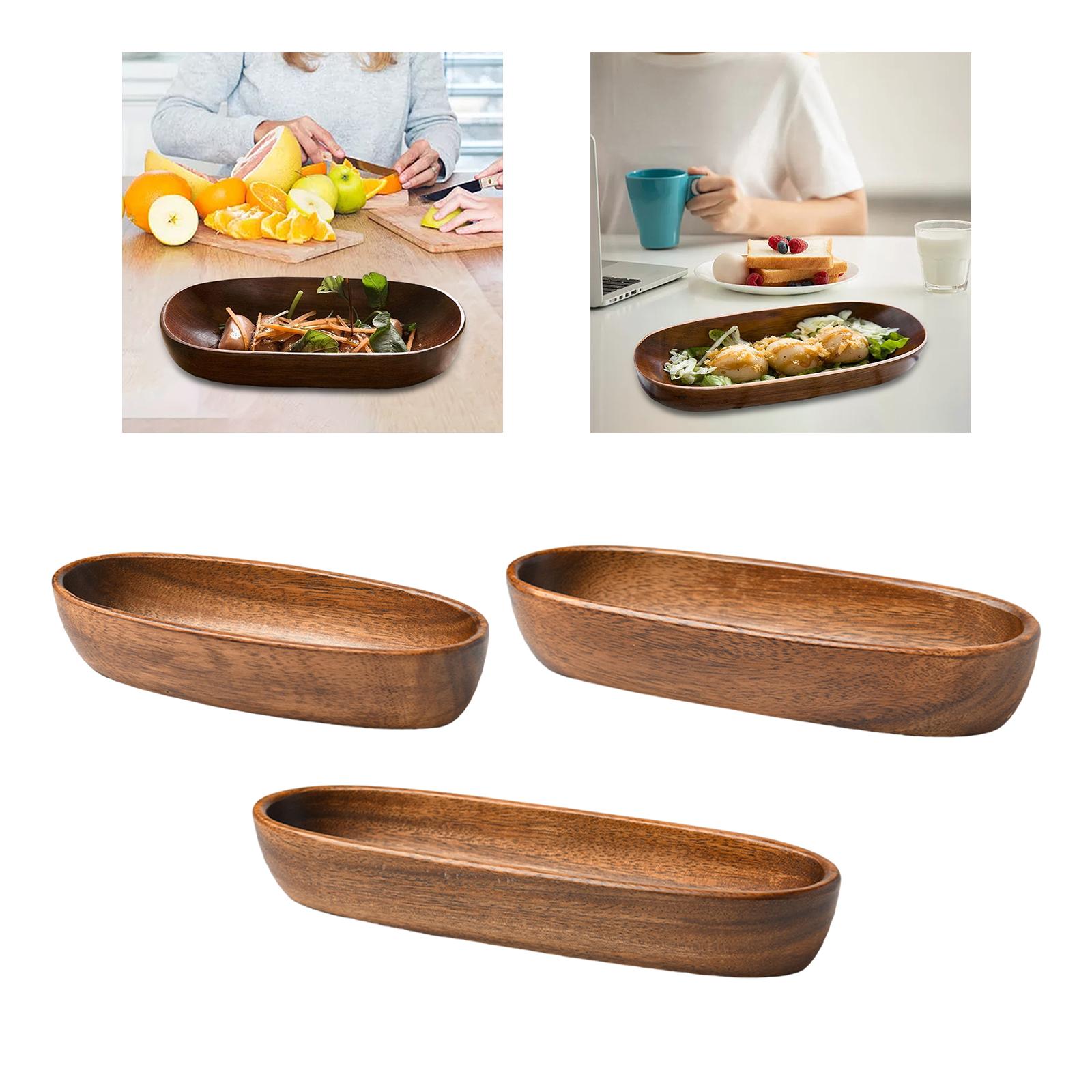 Plato de madera para servir, v - Kitchen Room Gadgets reseña y precio
