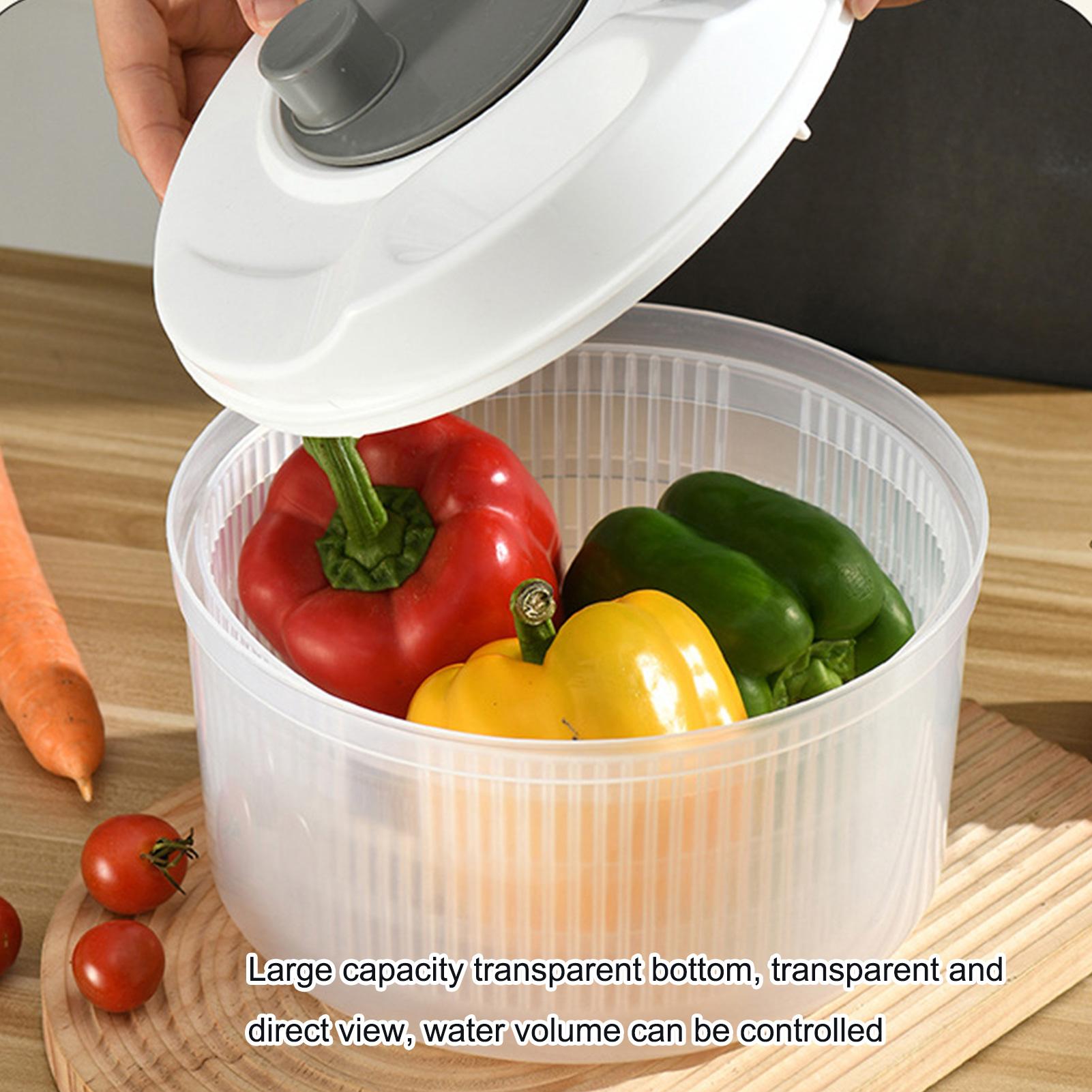 Colador para enjuague de fruta - Salad Spinner reseña y precio