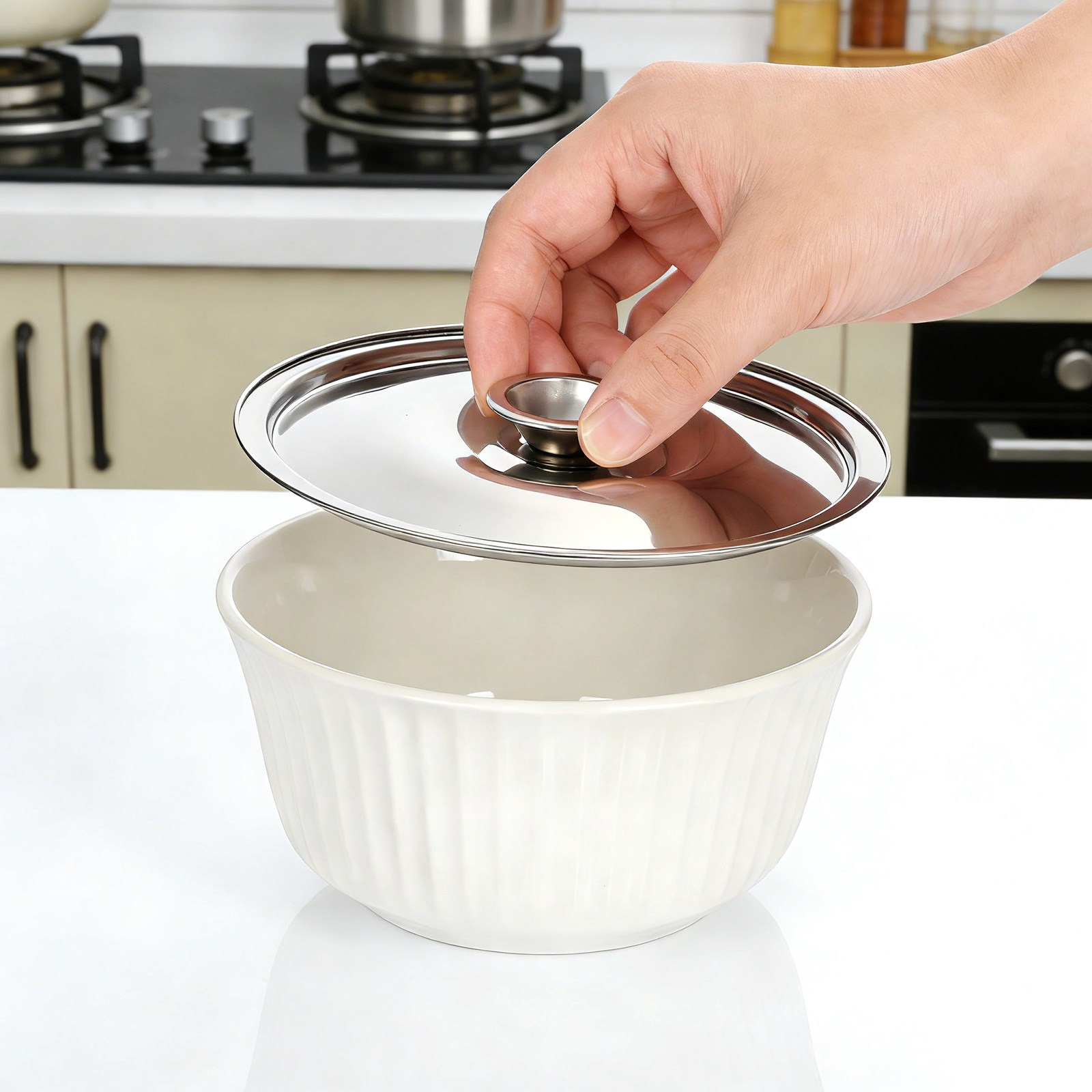 1 Tapa de Olla de Acero Inoxid - Kitchen Gadgets For Small Kitchens reseña y precio